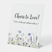 ブルーワイルドフラワーリージェンシーブライダルコレクション 台座サイン (正面)