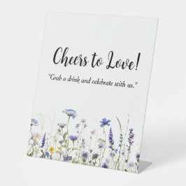 ブルーワイルドフラワーリージェンシーブライダルコレクション 台座サイン