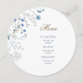 ブルーワイルドフラワー結婚ズのメニュー メニュー (正面)