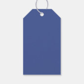 ブルーワイルドフラワー結婚ズ ギフトタグ (裏面)