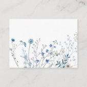 ブルーワイルドフラワー結婚ズWebサイト エンクロージャーカード (裏面)