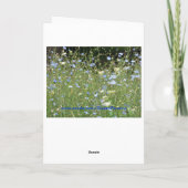 ブルーワイルドフラワー カード (裏面)