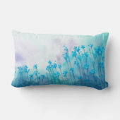 ブルーワイルドフラワー ランバークッション (裏面)