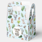 ブルーワイルドワンをテーマにした男の子1歳の誕生日 フェイバーボックス (オープン)