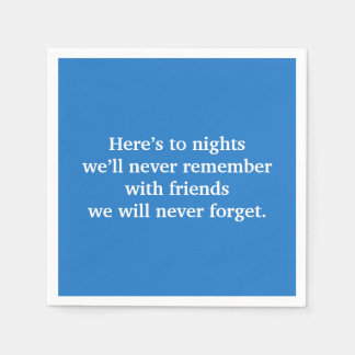 ブルーワイントースト スタンダードカクテルナプキン