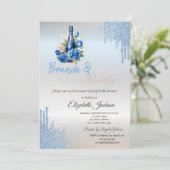 ブルーワインバラドリップブライダルシャワー 招待状 (スタンド正面)