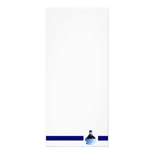 ブルーワインボトルラックカード ラックカード (正面)