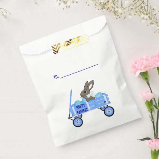 ブルーワゴンバニー&エッグキャンディークッキーのお気に入りバッグ フェイバーバッグ (封をした状態)