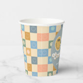 ブルーワンクールダドボーイズ1st誕生日 紙コップ (右)