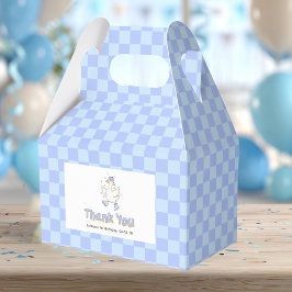 ブルーワンシリーガチョウ - 男の子の1歳の誕生日 フェイバーボックス