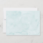 ブルーワンスウィートクッキー誕生日サンキュー サンキューカード (裏面)