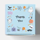 ブルーワン不気味かわいい幽霊ハロウィーン1歳の誕生日 フェイバーボックス (上部)