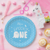 ブルーワン不気味ボーイ幽霊ハロウィーン1日の誕生日 ペーパープレート (パーティー)