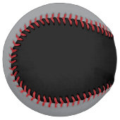 ブルーワーウルフ黒及びグレーソフトボール ソフトボール (正面左)