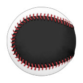 ブルーワーウルフ黒白野球 野球ボール (正面左)