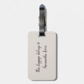 ブルーワールドマップストップは探索カスタムしない ラゲッジタグ (裏面縦)