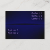 ブルーワールプロファイルカード 名刺 (裏面)