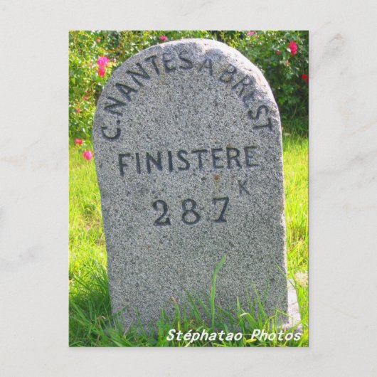 ブルーンキロメトリクブレターニュ ポストカード (正面)