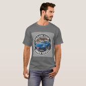 ブルーヴィンテージカー Tシャツ (正面フル)