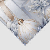 ブルーヴィンテージクリスマスフローラ切り離 薄葉紙 (詳細)