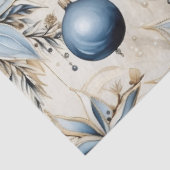 ブルーヴィンテージクリスマスフローラ切り離 薄葉紙 (詳細)