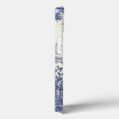 ブルーヴィンテージトイル Case-Mate iPhoneケース (裏面 / 右)