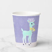 ブルーヴィンテージトナディアラベンダー紙カップ 紙コップ (裏面)