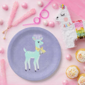 ブルーヴィンテージトナディアラベンダー紙プレート ペーパープレート (パーティー)