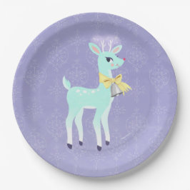 ブルーヴィンテージトナディアラベンダー紙プレート ペーパープレート