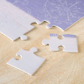 ブルーヴィンテージトナディラベンダー ジグソーパズル (側面)