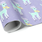 ブルーヴィンテージトナディラベンダー ラッピングペーパー (ロールコーナー)