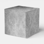 ブルーヴィンテージバタフライダマスクウェディング フェイバーボックス (裏面サイド)