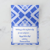 ブルーヴィンテージビーキャンパートレーラーファーズデイカード カード (内部)