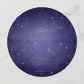 ブルーヴィンテージフェードスタースクエア/ラウンド メニュー (裏面)