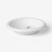 ブルーヴィンテージベビーガラガラ玩具子供部屋ベビーシャワー ペーパーボウル (傾斜あり)