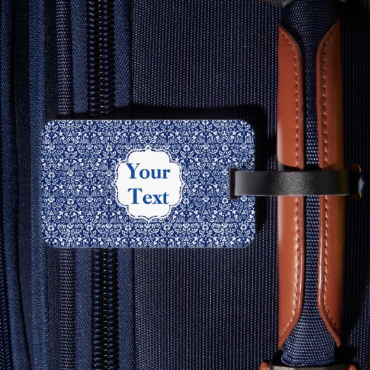 ブルーヴィンテージポルトガルラゲッジタグ ラゲッジタグ (裏面インサイチュ2)