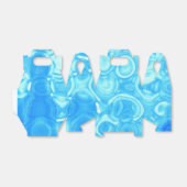 ブルーヴィンテージレトログラマーファッションサークルアート フェイバーボックス (折り畳みなし)