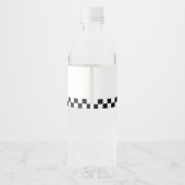 ブルーヴィンテージレースカーボーイ2nd誕生日パーティー ペットボトルラベル (裏面)