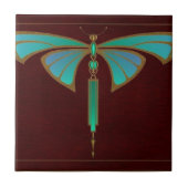 ブルーヴィンテージ新しいアートアニマルデザイン タイル (正面)