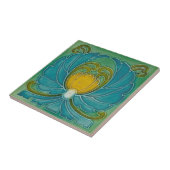 ブルーヴィンテージ新しいアートフラワーデザイン タイル (側面)