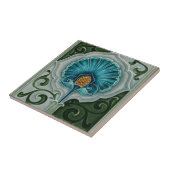 ブルーヴィンテージ新しいアートフラワーデザイン タイル (側面)