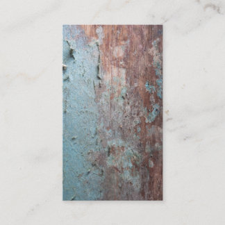 ブルーヴィンテージ破れた紙 名刺