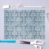 ブルーヴィンテージ蝶 薄葉紙 (クラフト)