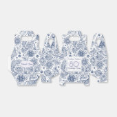 ブルーヴィンテージ80th誕生日サンキューオファーボックス フェイバーボックス (折り畳みなし)