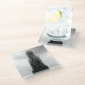 ブルーージュの鐘楼 ガラスコースター (アングル)