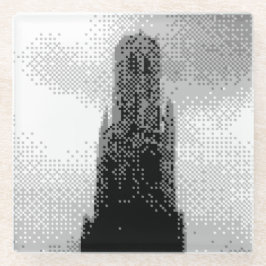 ブルーージュの鐘楼 ガラスコースター