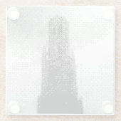 ブルーージュの鐘楼 ガラスコースター (裏面)