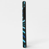 ブルー万華鏡のように千変万化するパターン Case-Mate iPhoneケース (裏面/左)