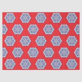 ブルー中国スタイルと生き物 薄葉紙