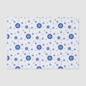 ブルー伝統的ナザリーブナルアイズチャーム 薄葉紙 (正面)